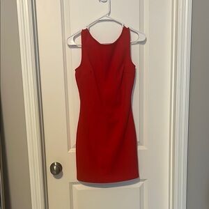 Red Sleeveless Dress